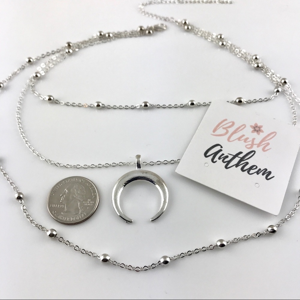 3 for $25⚡️three layer choker bead horn necklace - Picture 6 of 8